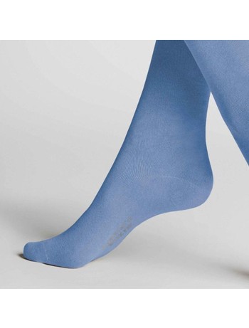 Hudson Relax Fine Rollrand Socks Water Blue