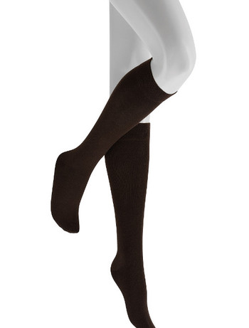 Hudson Relax woolmix Knee High Socks blackbrown