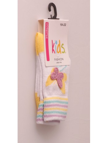 Hudson Butterfly Children's Socks white