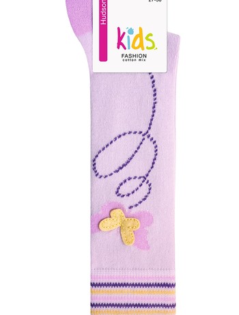 Hudson Butterfly Knee High Socks crocus