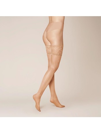 Kunert Satin Look 20 Hold-Ups cashmere