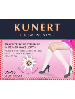 Kunert Edelweiss Style Ladies Knee High Socks