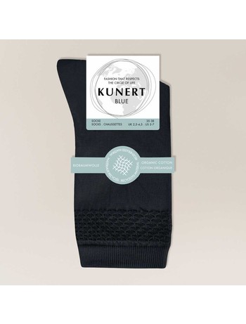 Kunert Blue Socks made of recycled materials 