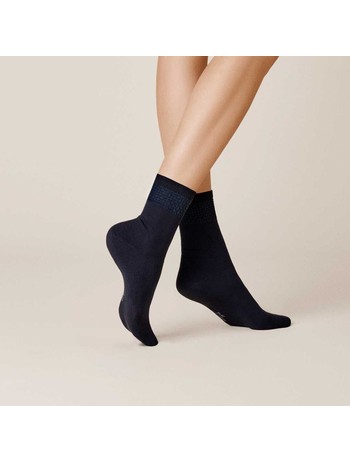 Kunert Blue Socks made of recycled materials navy