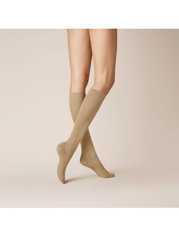 Kunert Liz Knee-Highs Beige-mel. (Dark Beige)