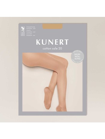 Kunert Cotton Sole 20 Tights cashmere