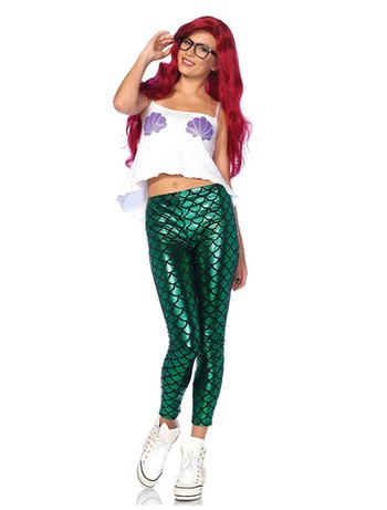 Leg Avenue Mermaid - Leggings green