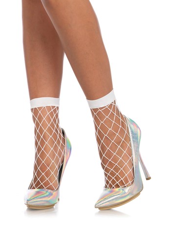 Leg Avenue Diamond Net Net Anklets black