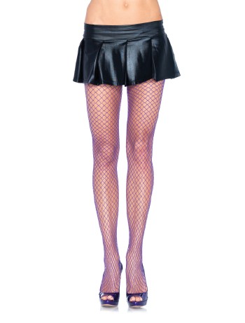 Leg Avenue Fishnet Pantyhose purple