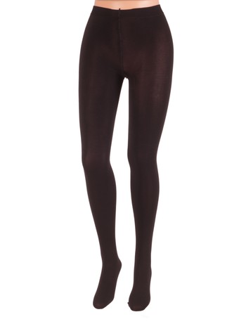 Levante Soft Knit Cotton Warm Touch Tights black