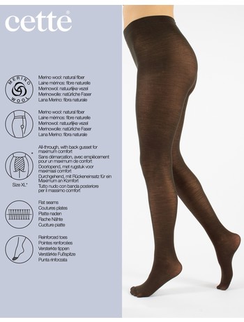 CETTE QUITO - Merino Wool Tights 100 DEN 