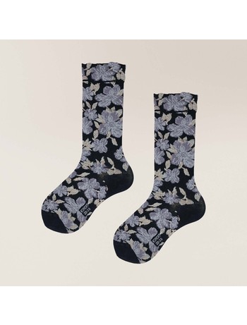 Kunert Flowery Socks black